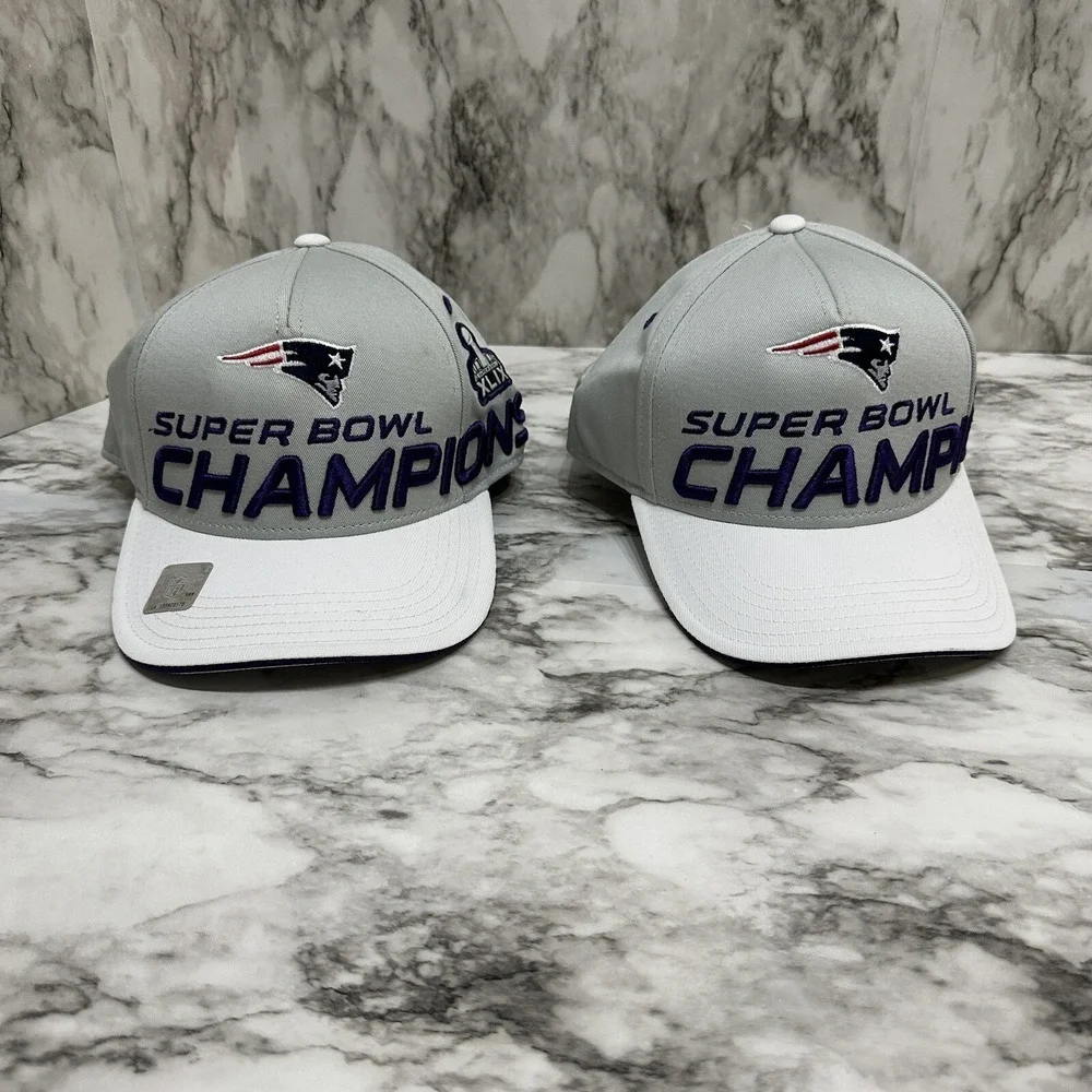 New England Patriots Super Bowl XLIX Champions Hat NFL Youth Snapback 2 Pack‎